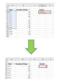 Excel Rows And Columns Functions With