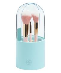 glam sea blue makeup brush holder