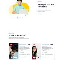courseadora html and css template