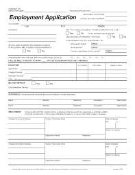 Best Photos Of Free Printable Blank Employment Forms