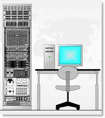 server rack with microsoft visio 2010