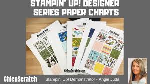 Stampin Up Catalog Designer Series Paper Charts 2019