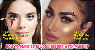 tricks to make your eyes look big