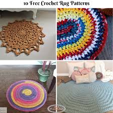 10 free modern crochet rug patterns