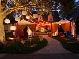 creepy carnival tents for an outdoor