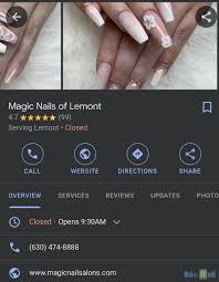 magic nails lemont il nail
