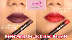 barry m lip liner swatches review