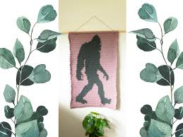 Bigfoot Wall Hanging Crochet Pattern
