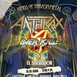Anthrax with Live Rock Productions