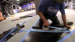installing rubber flooring