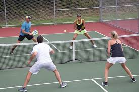 In pickleball the most advantageous position on the court is right at the kitchen line. Why I Play Pickleball And You Should Try It Too Howtheyplay