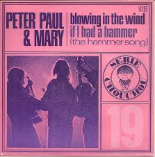 Image result for if i had a hammer peter paul and mary 45