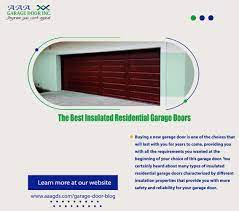 best insulated residential garage doors