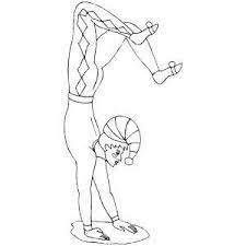 We have selected the best free sports coloring pages to print out and color. Acrobat Standing On Hands Coloring Page