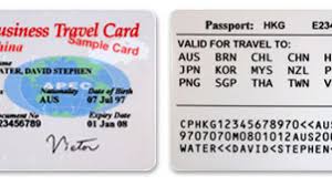 The abtc is plastic and the size of a credit card. Apec Card For Visa Free Travel