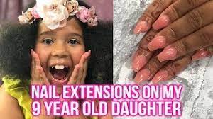 nail extensions on my 9 year old