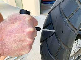 repair a less motorcycle tire