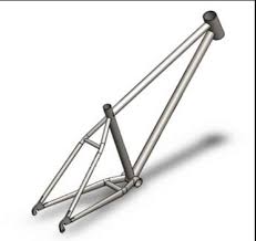 cad of bicycle frame