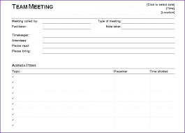 Staff Meeting Minutes Template Doc School Project Record
