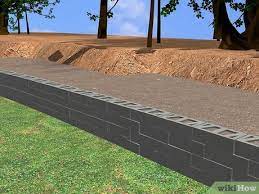 How To Construct A Block Retaining Wall