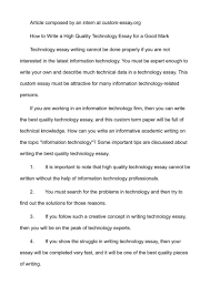 good technology essay titles essay titles 1 a good book is the best of friends the same today as for ever use this as the basis for a newspaper report intended to introduce the