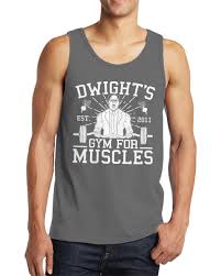 dwights gym for muscles funny tv show