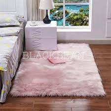 pink fluffy carpet with best