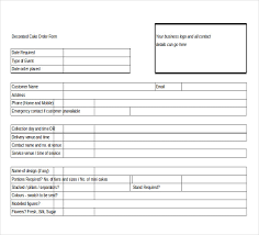 21 Order Form Templates Free Sample Example Format Download
