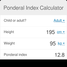ponderal index calculator improved