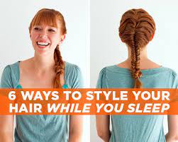 Did you scroll all this way to get facts about night hairstyle? 6 Ways To Style Your Hair While You Sleep