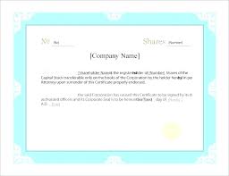 Share Certificate Template Musacreative Co