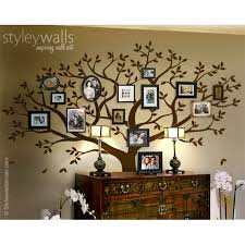 family photo frame tree wall decal