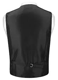 dress vest skinny necktie solid color