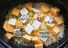 crock pot mac and cheese with velveeta