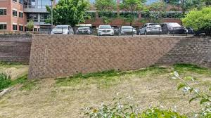 Parking Lot Retaining Wall In Malvern