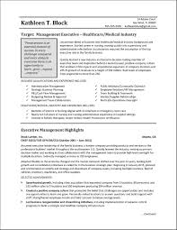 Management Resume Sample Healthcare Industry