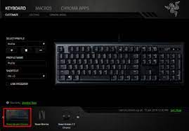 led lighting color on a razer keyboard