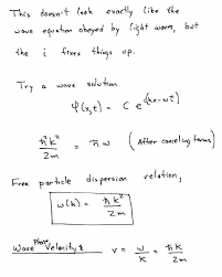 Particle Schrodinger Equation