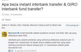 Instant transfer allows funds to be transferred from a. Lukaman Augustine Blog Instant Interbank Transfer Giro Dan Interbank Fund Transfer