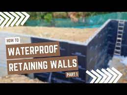 How To Waterproof Retaining Walls