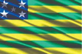 Bandeira oficial do estado de goiás bordada. Bandeira Estado Goias Dupla Face 1x1 45m Mercado Livre