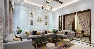 Indian Living Room Designed by Best Interior Designer in Noida gambar png