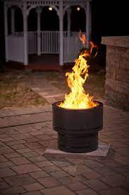 Easy to light with a great looking flame and virtually smokeless, it's definitely a great addition to a backyard or a camping trip! Buy Hy C Fg 16 Flame Genie Portable Smoke Free Wood Pellet Fire Pit Usa Made 13 5 Diameter Black Online In Vietnam B087vw5761