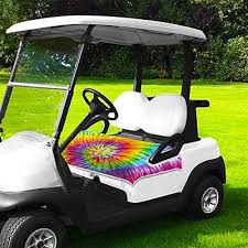 Yokyhom Golf Cart Seat Covers Rainbow