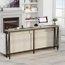 homefan 72 8 inch console table with 2