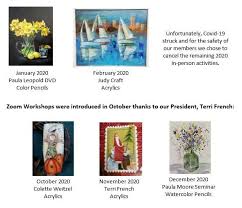 2020 calendar decorative artists of
