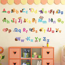 Animal Alphabet Wall Decals Kids