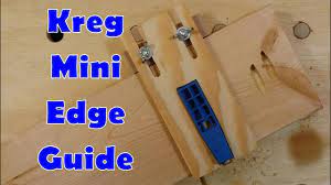 Edge Guide for Kreg Mini Pocket Hole Jig - YouTube