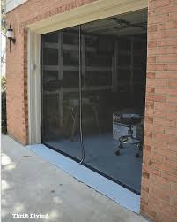 how to install a garage door screen