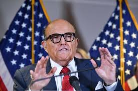 Former new york mayor rudy giuliani, who was a lawyer for president donald trump, speaks during a news conference at the republican national committee headquarters in washington on nov. Ogqdp19nn8n Tm